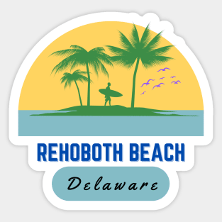 Rehoboth Beach Delaware Souvenir Sticker